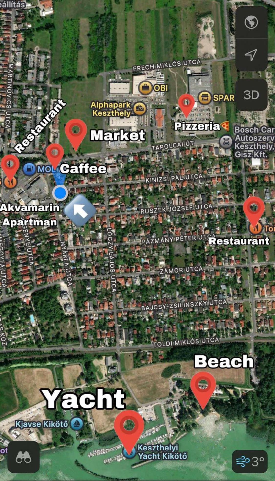 Akvamarin Apartman Keszthely Buitenkant foto